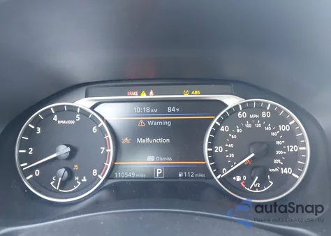 2019 Nissan Altima 2.5 Sr z USA, uszkodzony, nr VIN 1N4BL4CV5KC106059